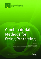Special issue Combinatorial Methods for String Processing book cover image