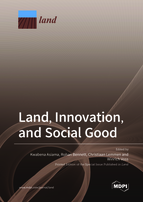 Special issue Land, Innovation, and Social Good book cover image