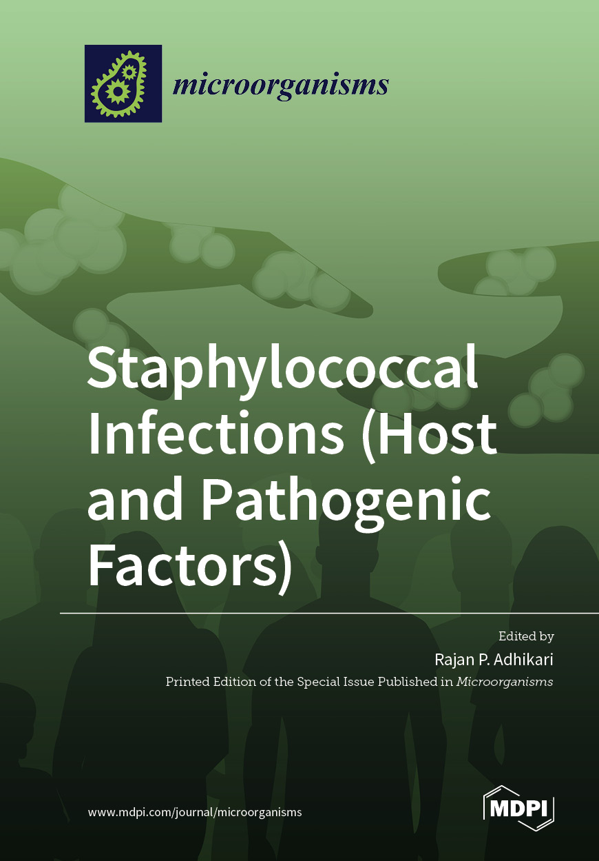 Book cover: Staphylococcal Infections (Host and Pathogenic Factors)