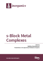 Special issue s-Block Metal Complexes book cover image