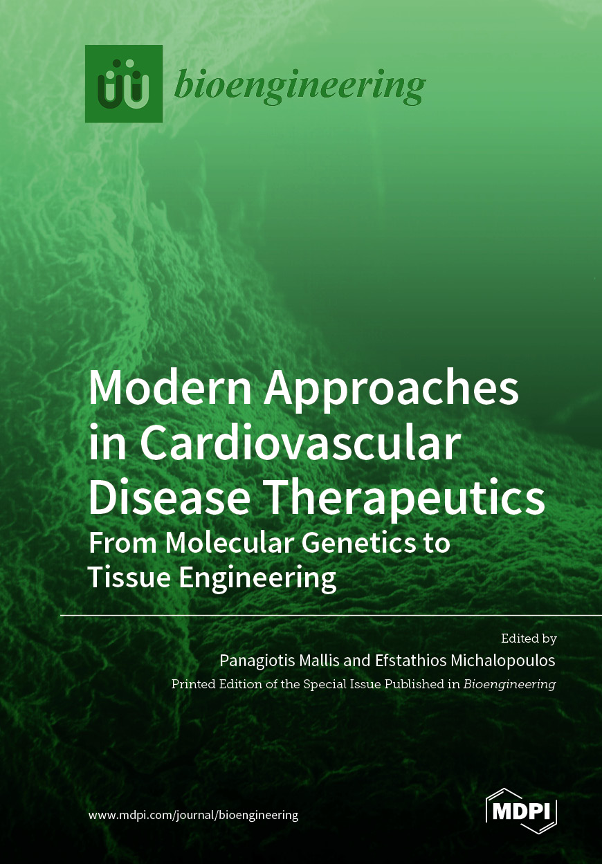 Book cover: Modern Approaches in Cardiovascular Disease Therapeutics: From Molecular Genetics to Tissue Engineering