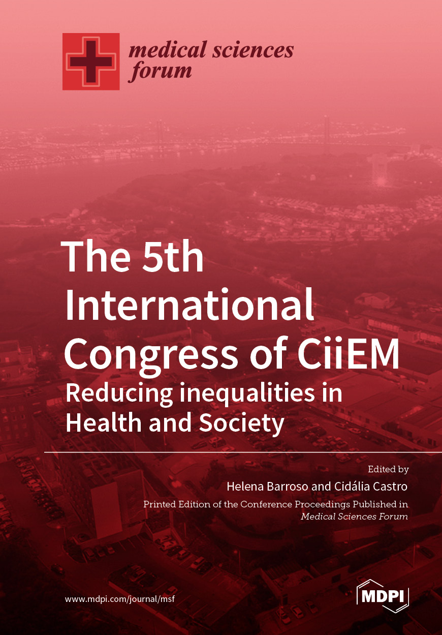 Book cover: The 5th International Congress of CiiEM—Reducing inequalities in Health and Society
