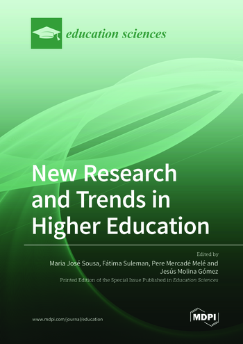 Book cover: New Research and Trends in Higher Education