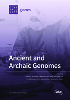 Special issue Ancient and Archaic Genomes book cover image