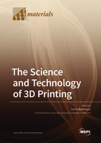 Special issue The Science and Technology of 3D Printing book cover image