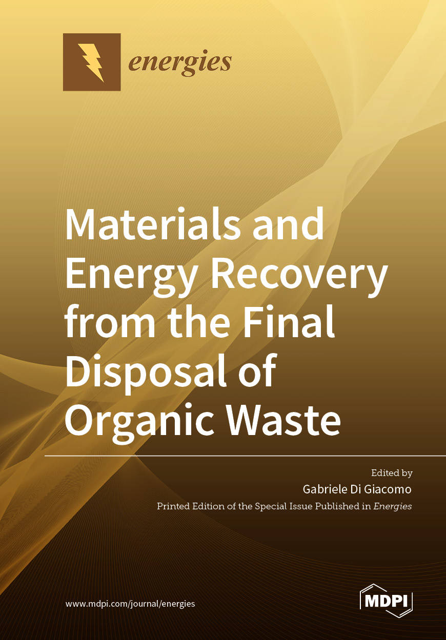 Book cover: Materials and Energy Recovery from the Final Disposal of Organic Waste