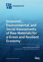 Special issue Economic, Environmental, and Social Assessments of Raw Materials for a Green and Resilient Economy book cover image
