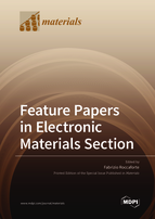 Special issue Feature Papers in Electronic Materials Section book cover image