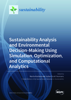 Special issue Sustainability Analysis and Environmental Decision-Making Using Simulation, Optimization, and Computational Analytics book cover image