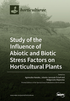 Special issue Study of the Influence of Abiotic and Biotic Stress Factors on Horticultural Plants book cover image