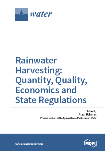 Book cover: Rainwater Harvesting: Quantity, Quality, Economics and State Regulations
