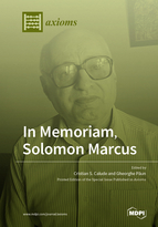 Special Issue In Memoriam, Solomon Marcus book cover image