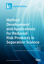Special issue Method Development and Applications for Reduced-Risk Products in Separation Science book cover image