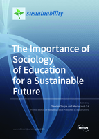 Special issue The Importance of Sociology of Education for a Sustainable Future book cover image