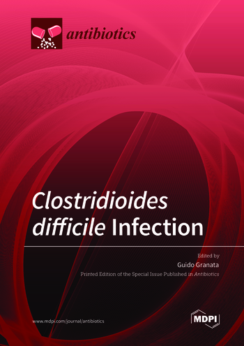 Book cover: <em> Clostridioides difficile </em> Infection