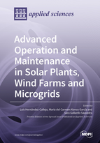 Special issue Advanced Operation and Maintenance in Solar Plants, Wind Farms and Microgrids book cover image