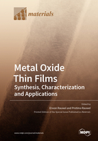 Special issue Metal Oxide Thin Films: Synthesis, Characterization and Applications book cover image