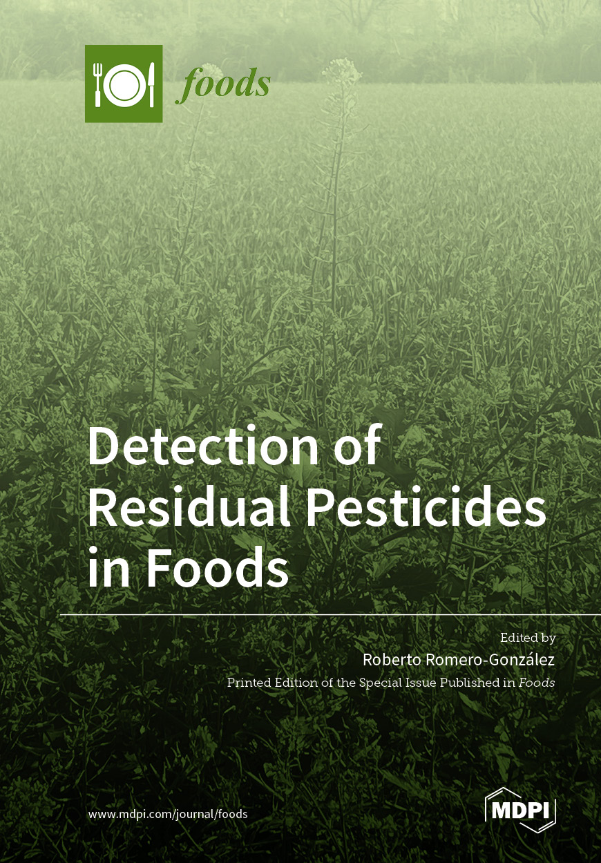 Book cover: Detection of Residual Pesticides in Foods