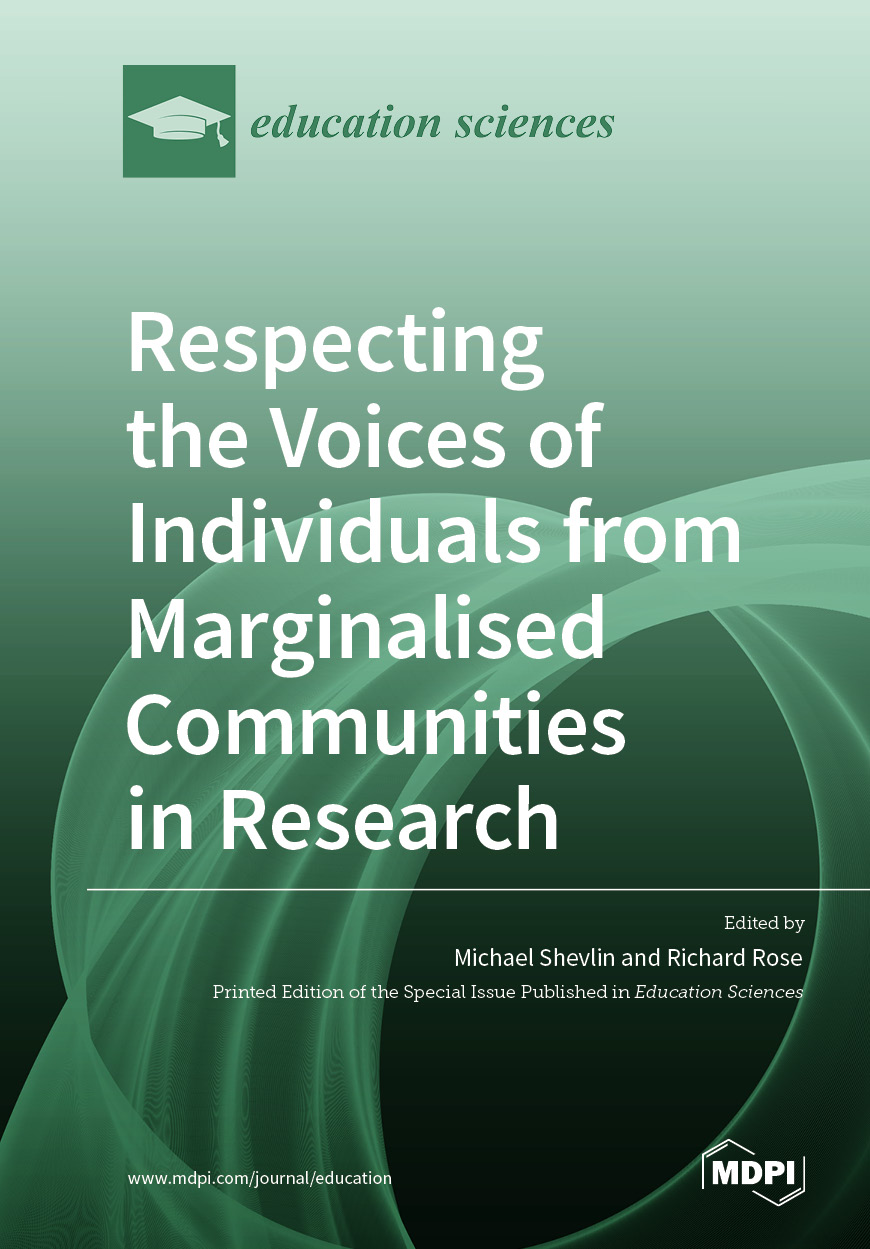 Book cover: Respecting the Voices of Individuals from Marginalised Communities in Research