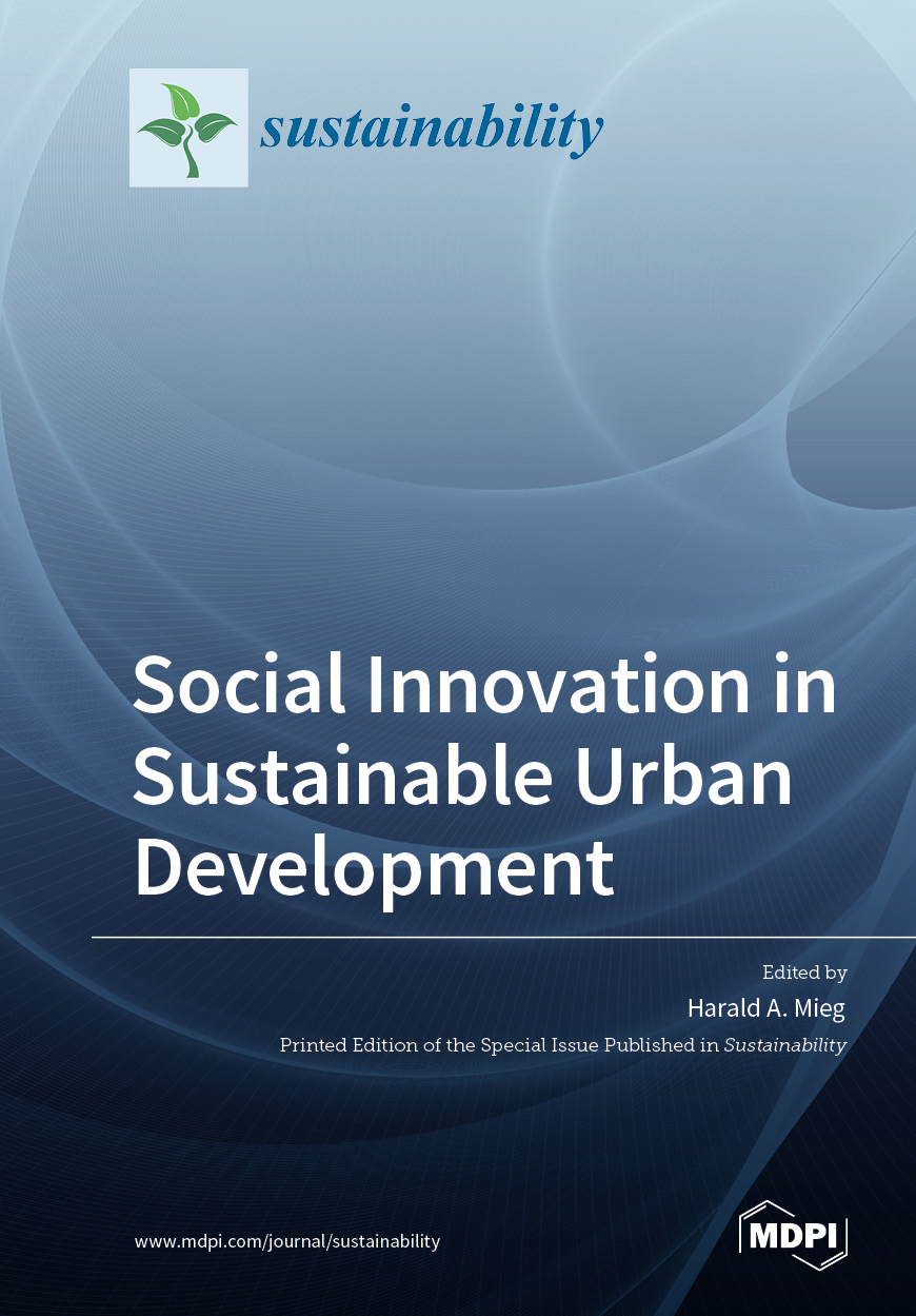 Book cover: Social Innovation in Sustainable Urban Development