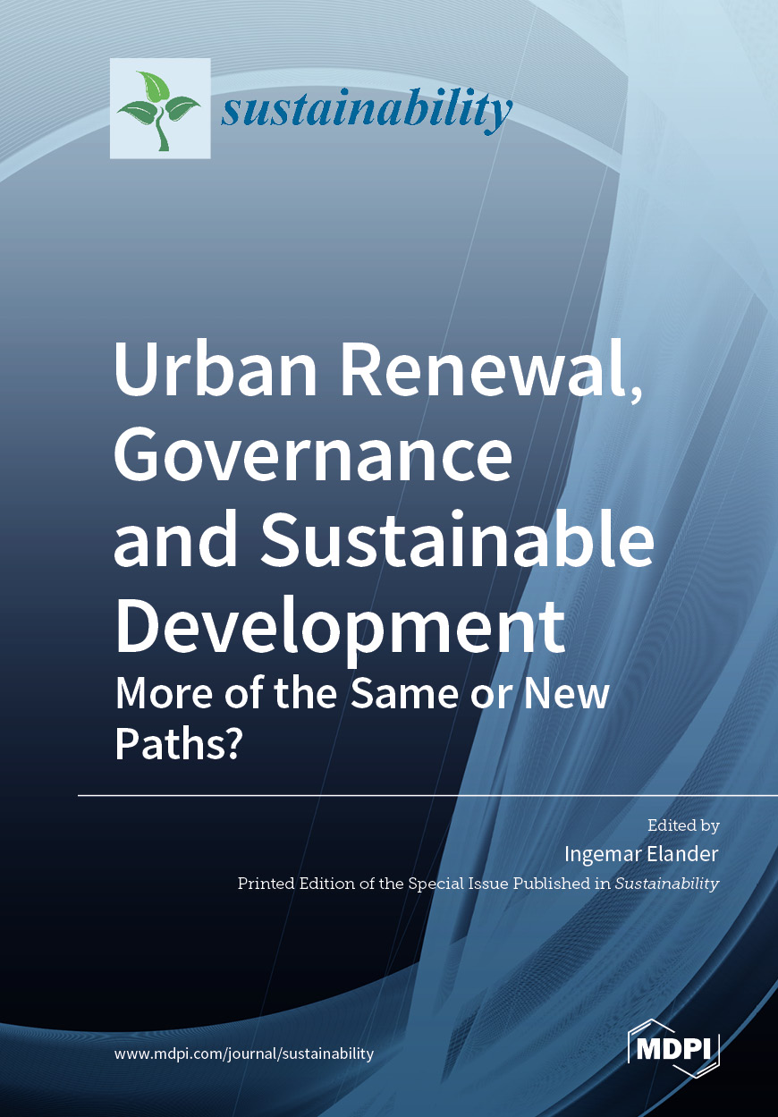 Book cover: Urban Renewal, Governance and Sustainable Development: More of the Same or New Paths?