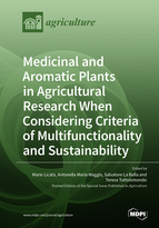 Special issue Medicinal and Aromatic Plants in Agricultural Research When Considering Criteria of Multifunctionality and Sustainability book cover image