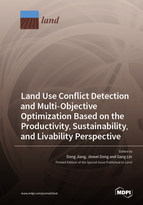 Special issue Land Use Conflict Detection and Multi-Objective Optimization Based on the Productivity, Sustainability, and Livability Perspective book cover image