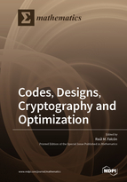 Special Issue Codes, Designs, Cryptography and Optimization book cover image