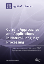 Special issue Current Approaches and Applications in Natural Language Processing book cover image