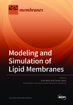 Special issue Modeling and Simulation of Lipid Membranes book cover image