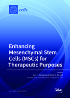 Special issue Enhancing Mesenchymal Stem Cells (MSCs) for Therapeutic Purposes book cover image