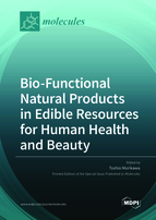 Special issue Bio-Functional Natural Products in Edible Resources for Human Health and Beauty book cover image
