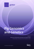 Special issue Pig Genomics and Genetics book cover image
