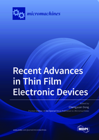 Special issue Recent Advances in Thin Film Electronic Devices book cover image