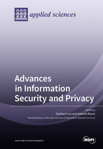 Book cover: Advances in Information Security and Privacy