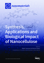 Special issue Synthesis, Applications and Biological Impact of Nanocellulose book cover image