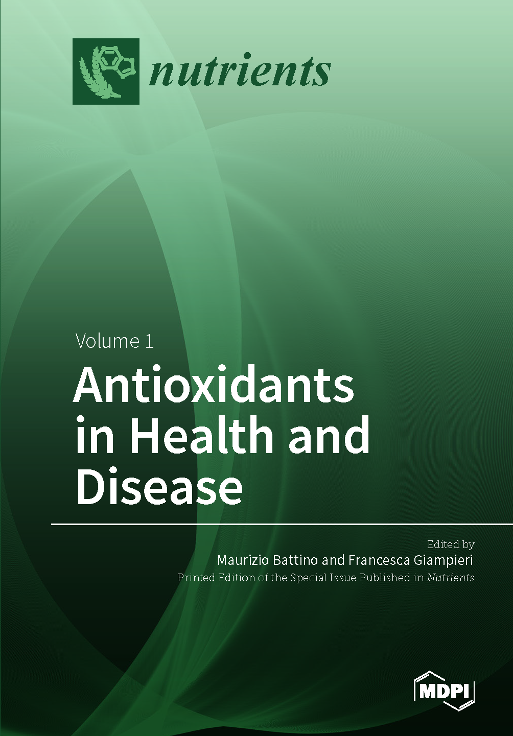 Book cover: Antioxidants in Health and Disease