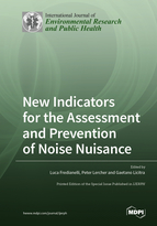 Special issue New Indicators for the Assessment and Prevention of Noise Nuisance book cover image