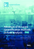 Special issue Advances of Accurate Quantification Methods in Food Analysis book cover image