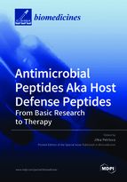 Special Issue Antimicrobial Peptides Aka Host Defense Peptides – from Basic Research to Therapy book cover image