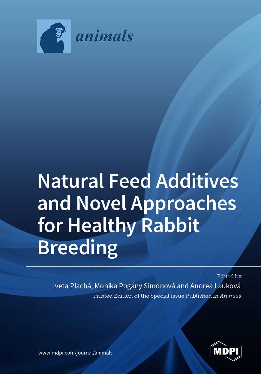 Book cover: Natural Feed Additives and Novel Approaches for Healthy Rabbit Breeding