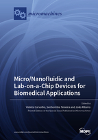 Special issue Micro/Nanofluidic and Lab-on-a-Chip Devices for Biomedical Applications book cover image