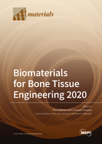 Special issue Biomaterials for Bone Tissue Engineering 2020 book cover image