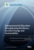 Special issue Entrepreneurial Education Strengthening Resilience, Societal Change and Sustainability book cover image