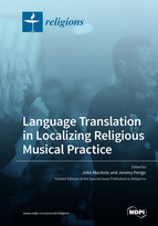 Special issue Language Translation in Localizing Religious Musical Practice book cover image