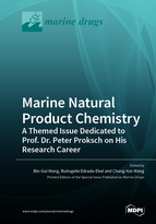 Special issue Marine Natural Product Chemistry: A Themed Issue Dedicated to Prof. Dr. Peter Proksch on His Research Career book cover image