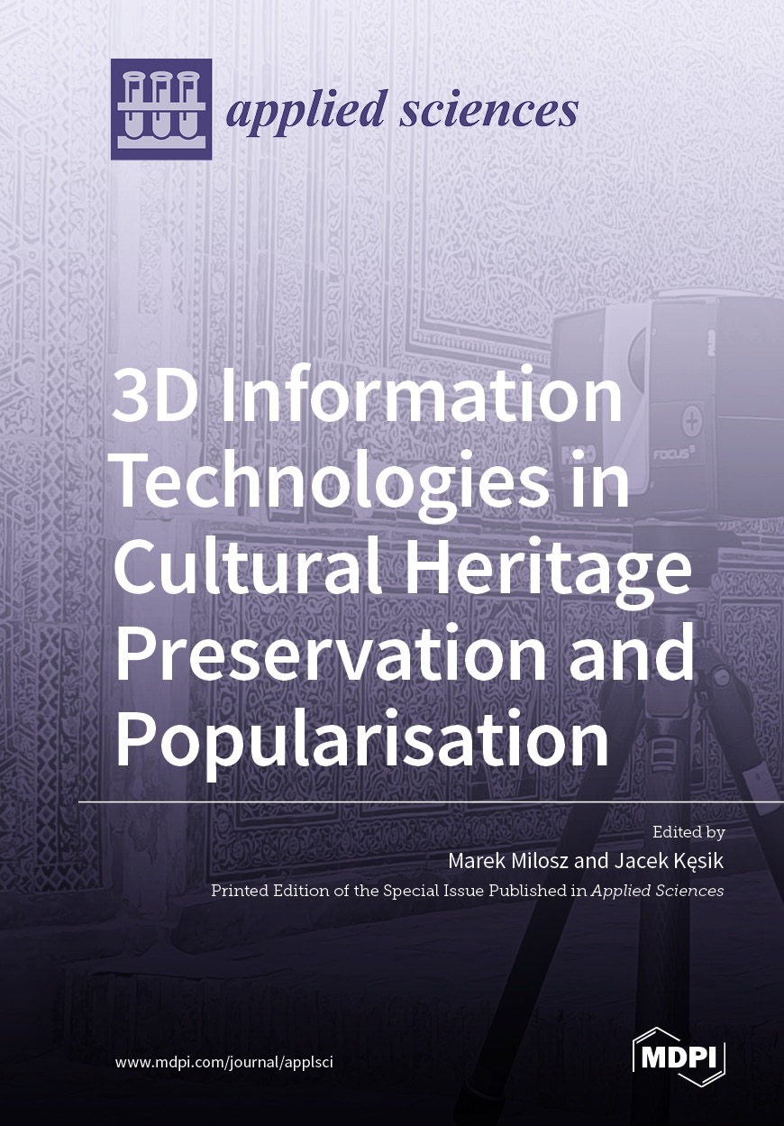 Book cover: 3D Information Technologies in Cultural Heritage Preservation and Popularisation