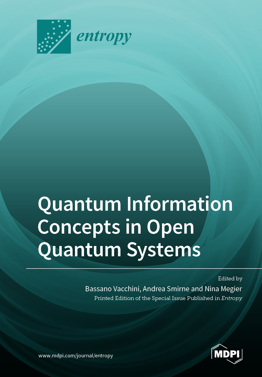 Quantum Information Concepts In Open Quantum Systems MDPI Books Quantum information concepts in open quantum systems mdpi books