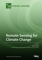 Special issue Remote Sensing for Climate Change book cover image