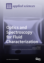 Special issue Optics and Spectroscopy for Fluid Characterization book cover image
